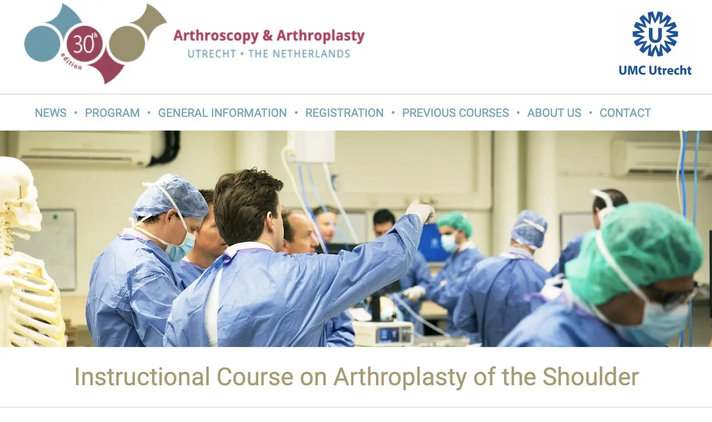 Teaching beim internationalen Schulterarthroskopie Kurs in Utrecht (NED)